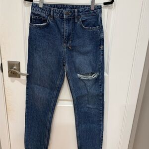 Ksubi Blue Distressed Women Jeans